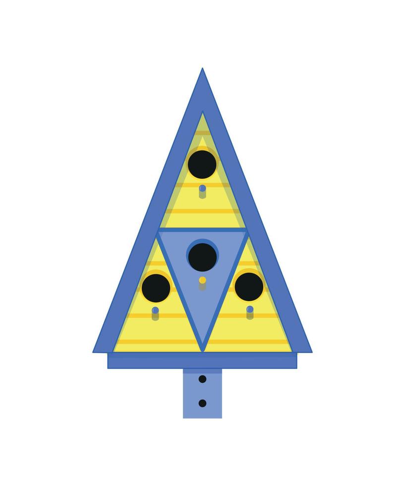 illustration vectorielle de nichoir vecteur