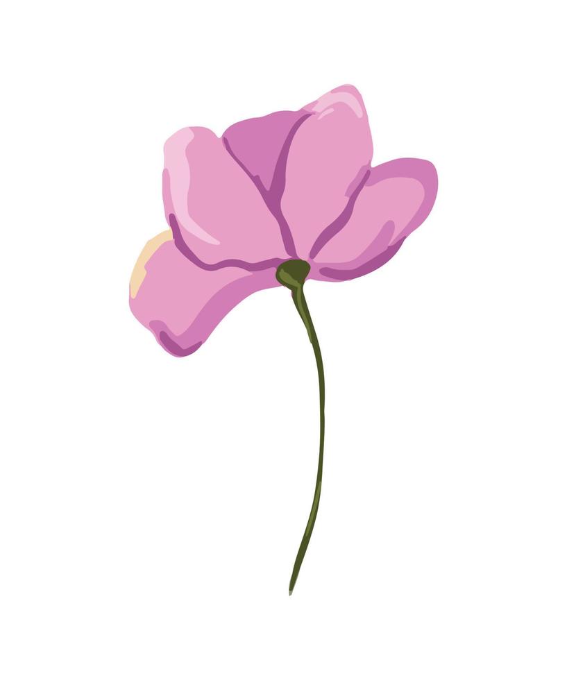 illustration vectorielle de fleur vecteur