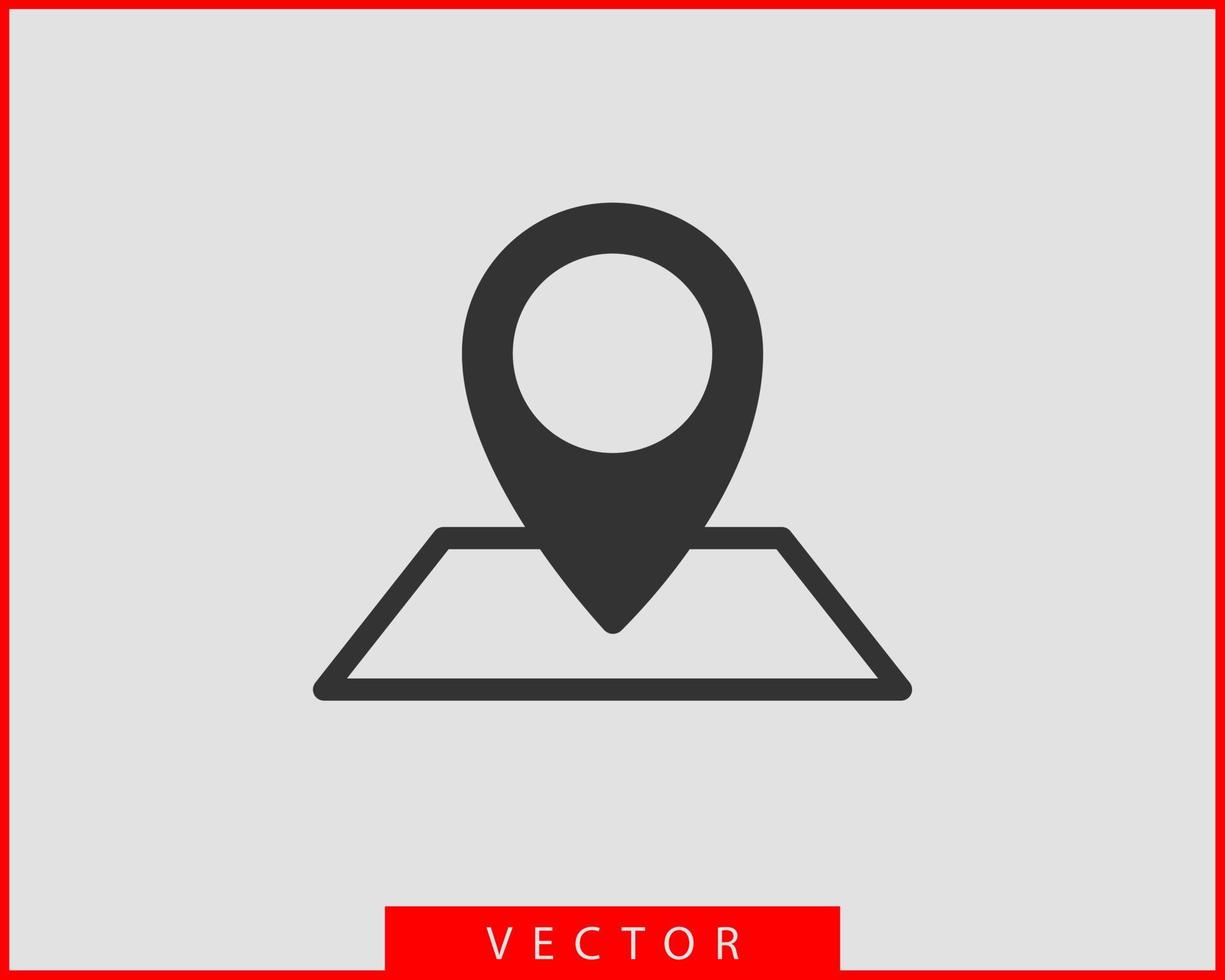 icônes de la carte. pointeur de marqueur. icône de vecteur d'emplacement de broche. symbole de navigation gps.