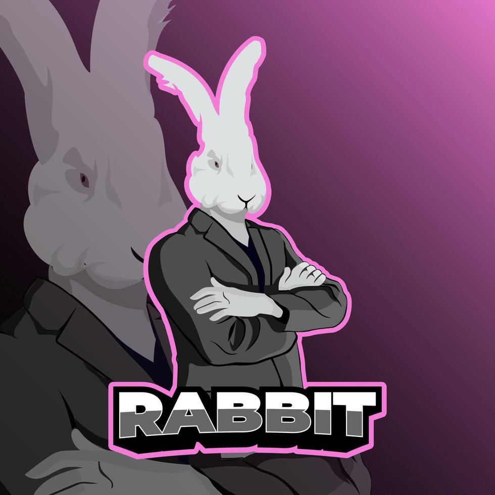 logo rose ceo rabbit e sport vecteur