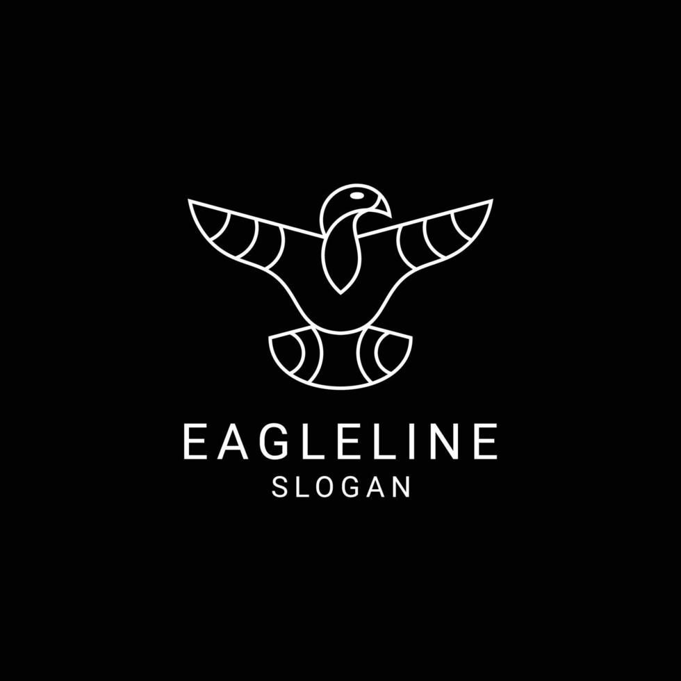 modèle d'icône de conception de logo aigle vecteur