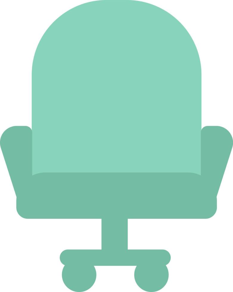 chaise de bureau, illustration, sur fond blanc. vecteur