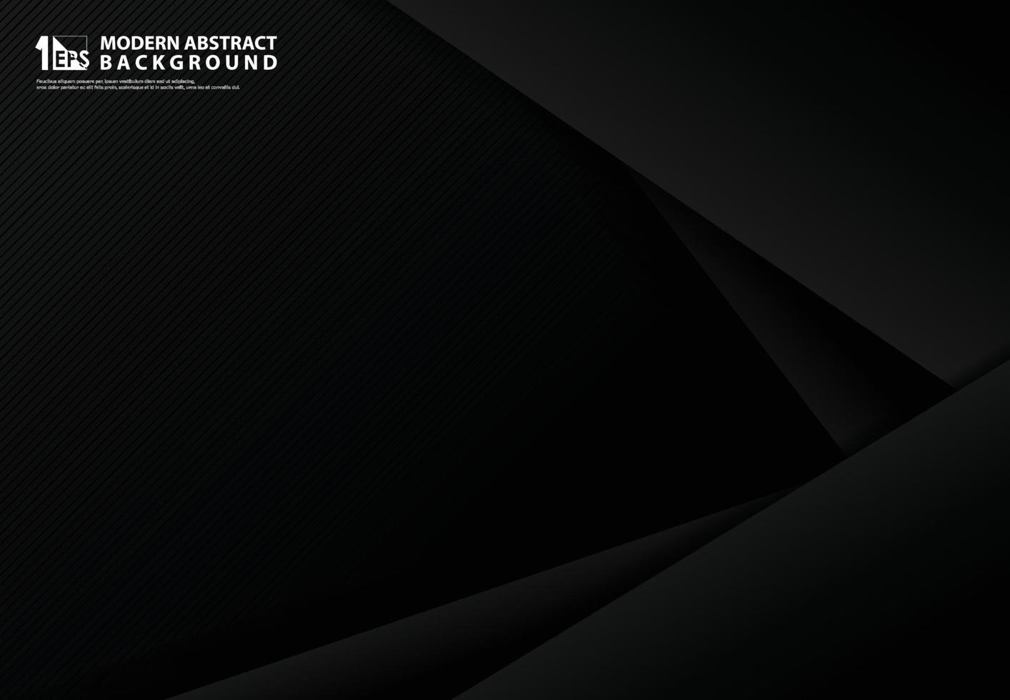 modèle futuriste noir abstrait de l'arrière-plan du modèle de conception qui se chevauche. illustration vectorielle eps10 vecteur