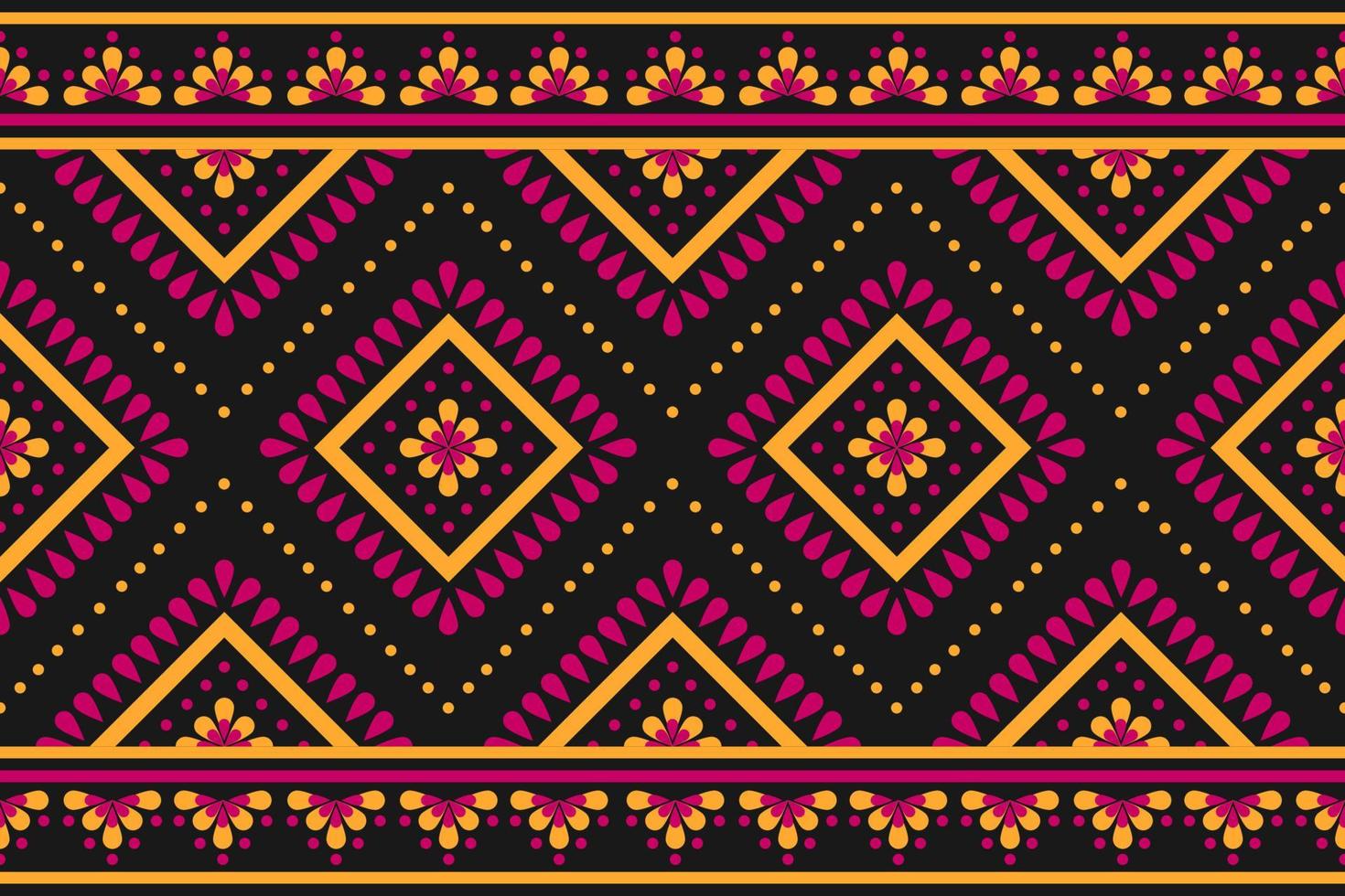 fond tribal de fleur de tapis. motif géométrique ethnique oriental sans couture traditionnel. vecteur