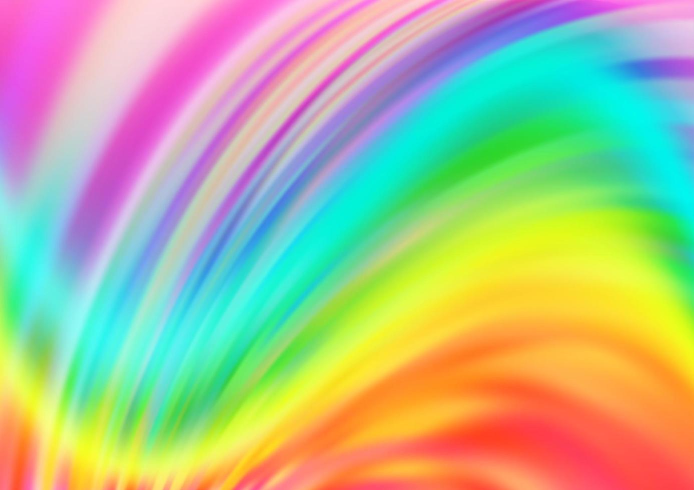 modèle vectoriel multicolore clair et arc-en-ciel avec des formes de bulles.