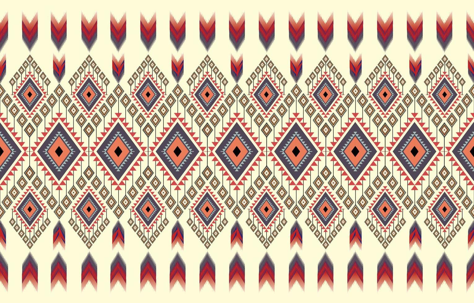 motif oriental et occidental géométrique ethnique. américain, aztèque, motif, tribal, motif textile. conception pour le tissu, le rideau, l'arrière-plan, le tapis, le papier peint, les vêtements, l'emballage, le vecteur de motif de tuile.textile.