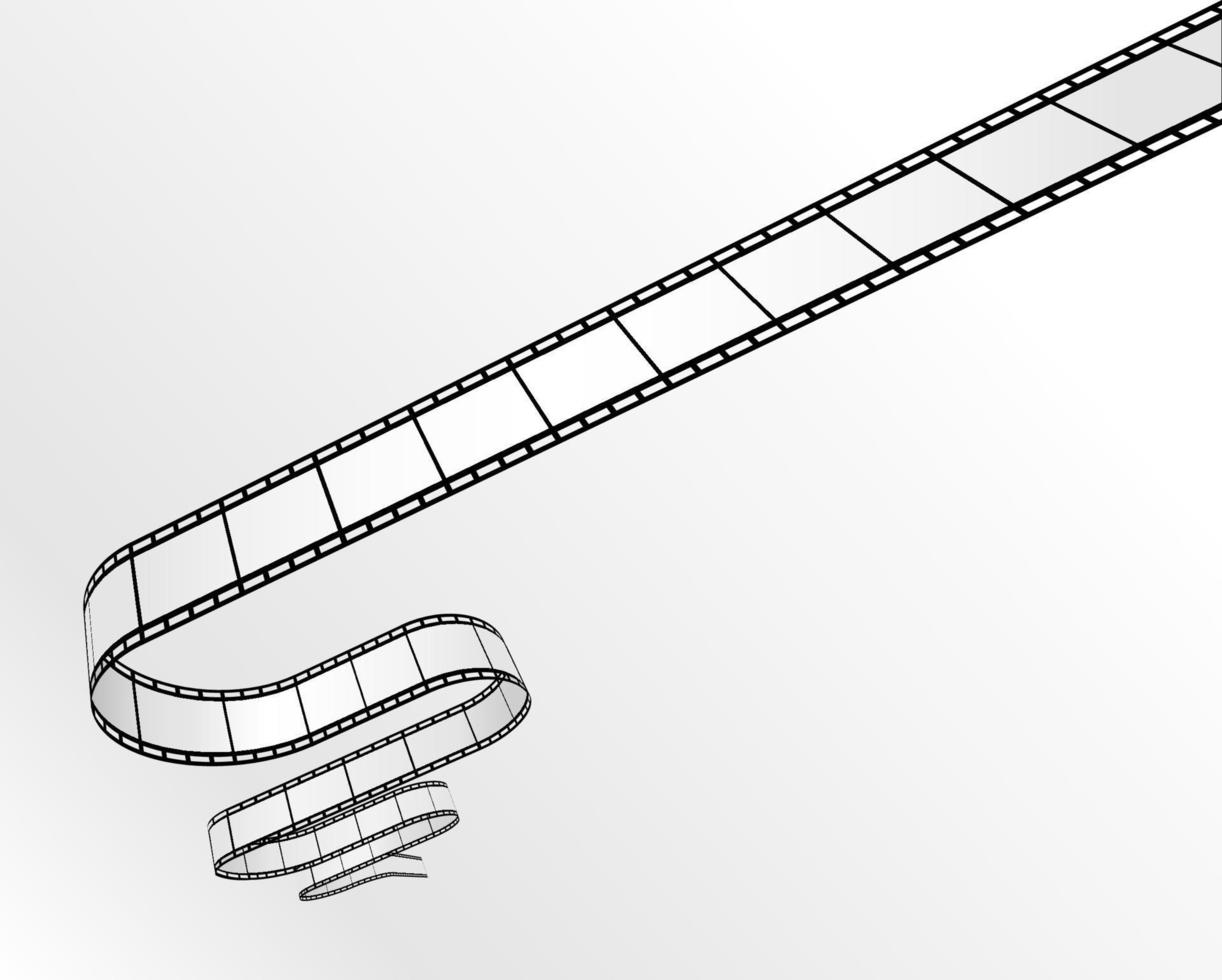 bande de film de vecteur