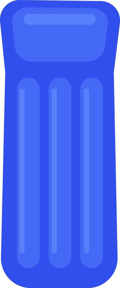Tirez flotteur bleu, illustration, vecteur sur fond blanc