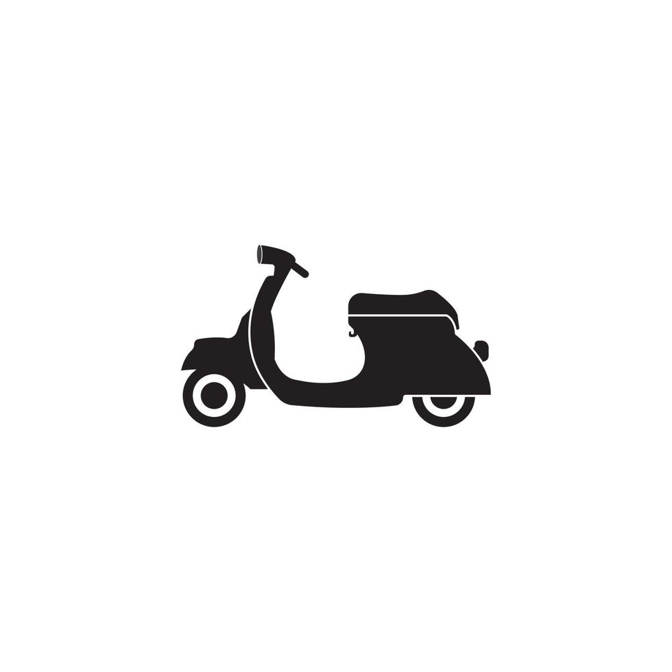 conception d'illustration vectorielle d'icône de scooter vecteur