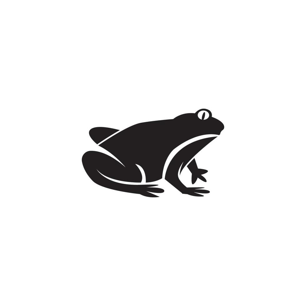 vecteur de modèle de logo grenouille