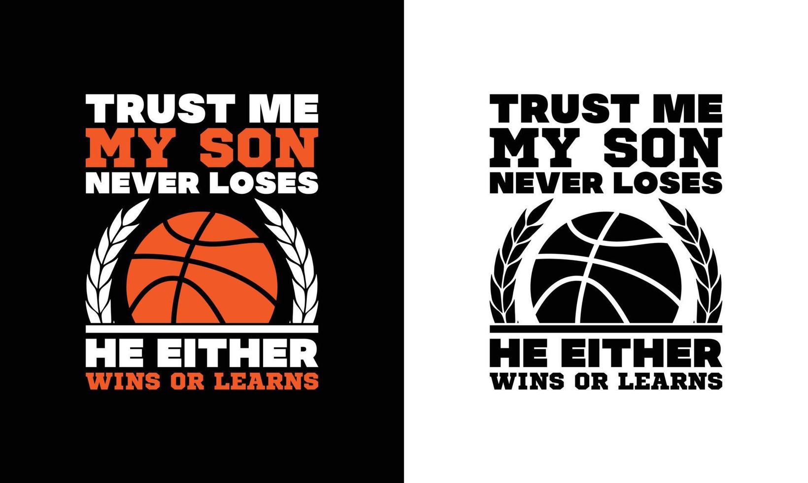 conception de t-shirt de citation de basket-ball, typographie vecteur