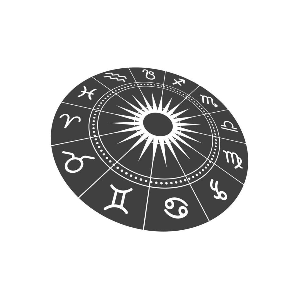 illustration vectorielle icône du zodiaque vecteur