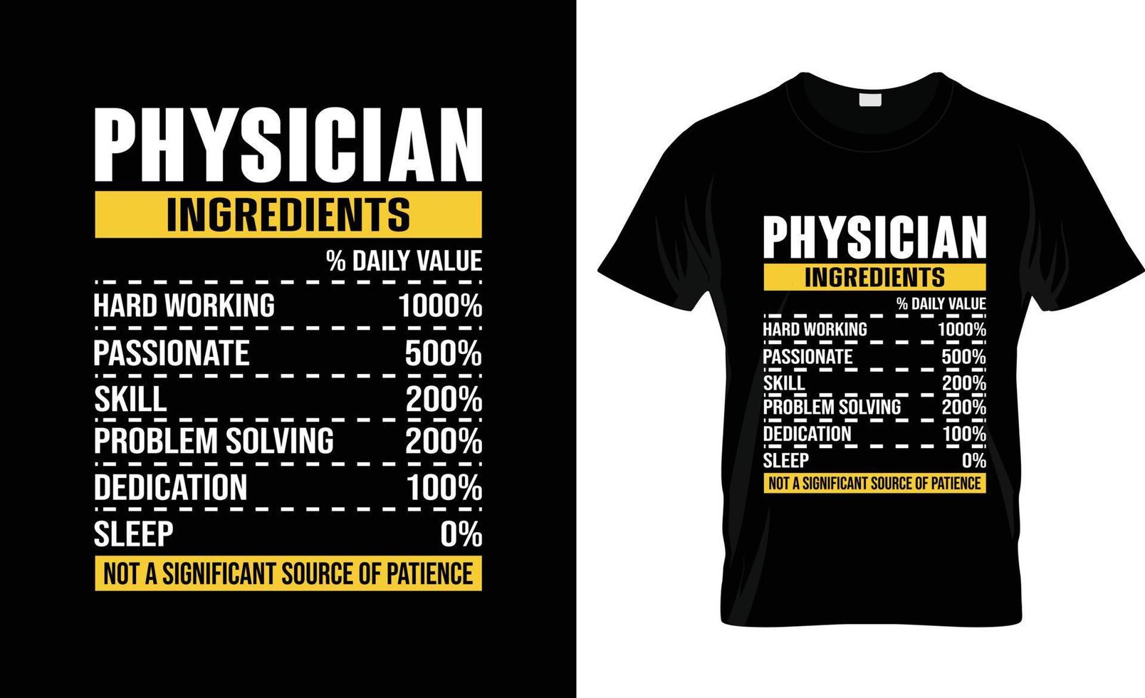 conception de t-shirt de médecin, slogan de t-shirt de médecin et conception de vêtements, typographie de médecin, vecteur de médecin, illustration de médecin