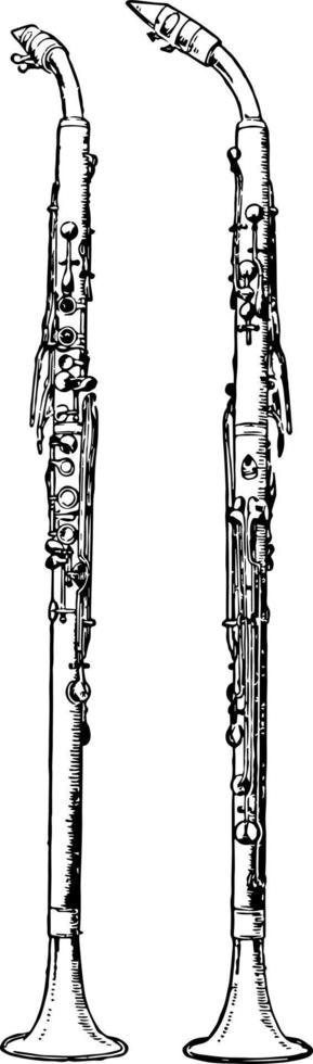 cor de basset, illustration vintage. vecteur
