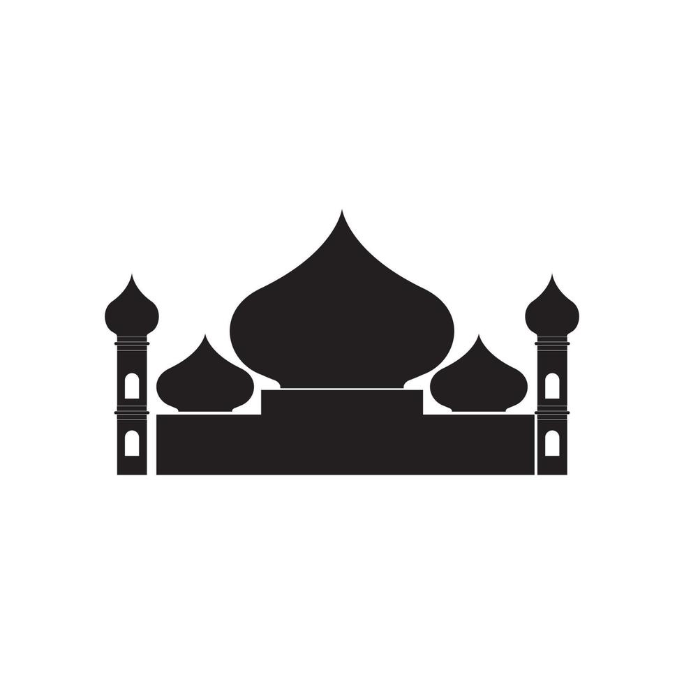 vecteur de logo de mosquée