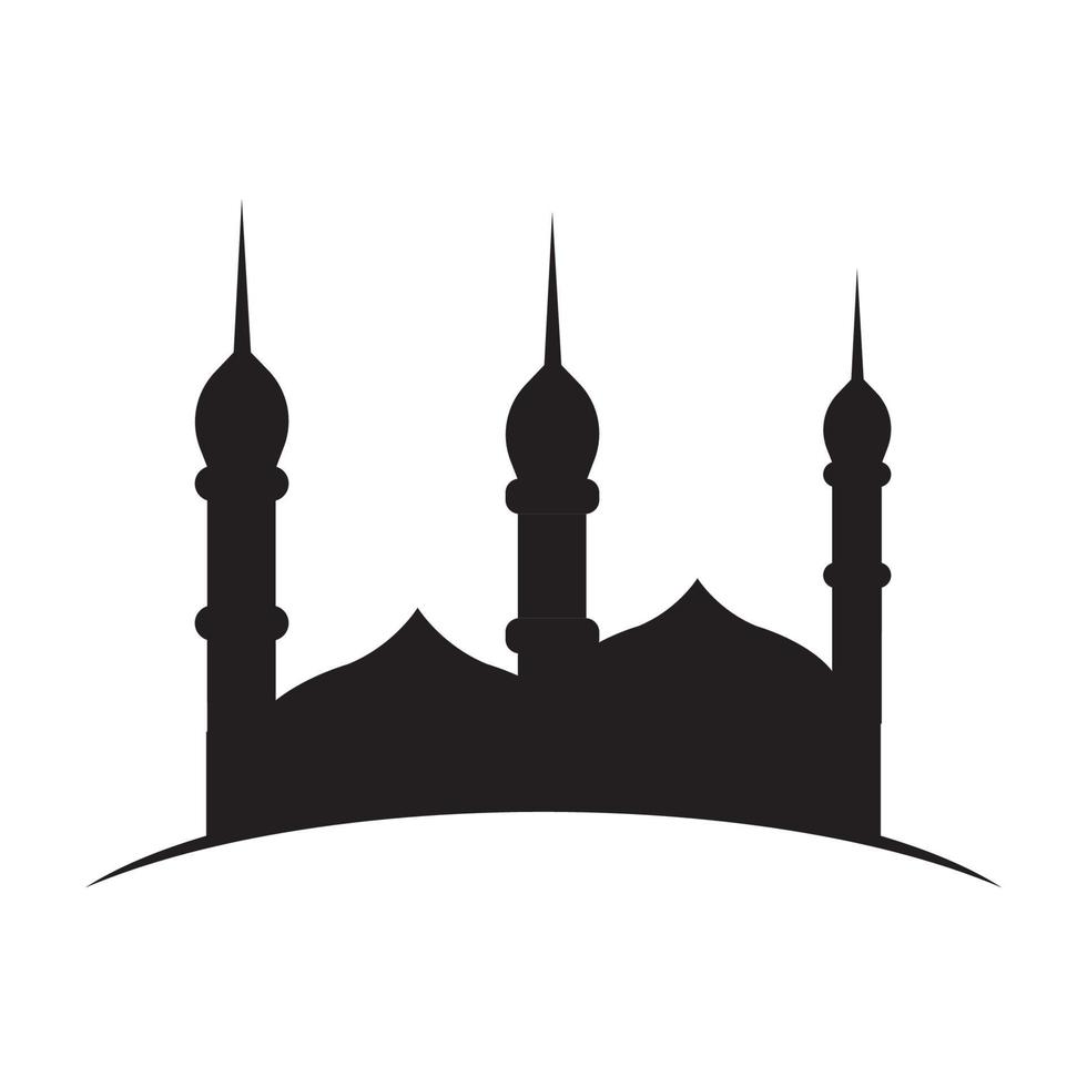 vecteur de logo de mosquée