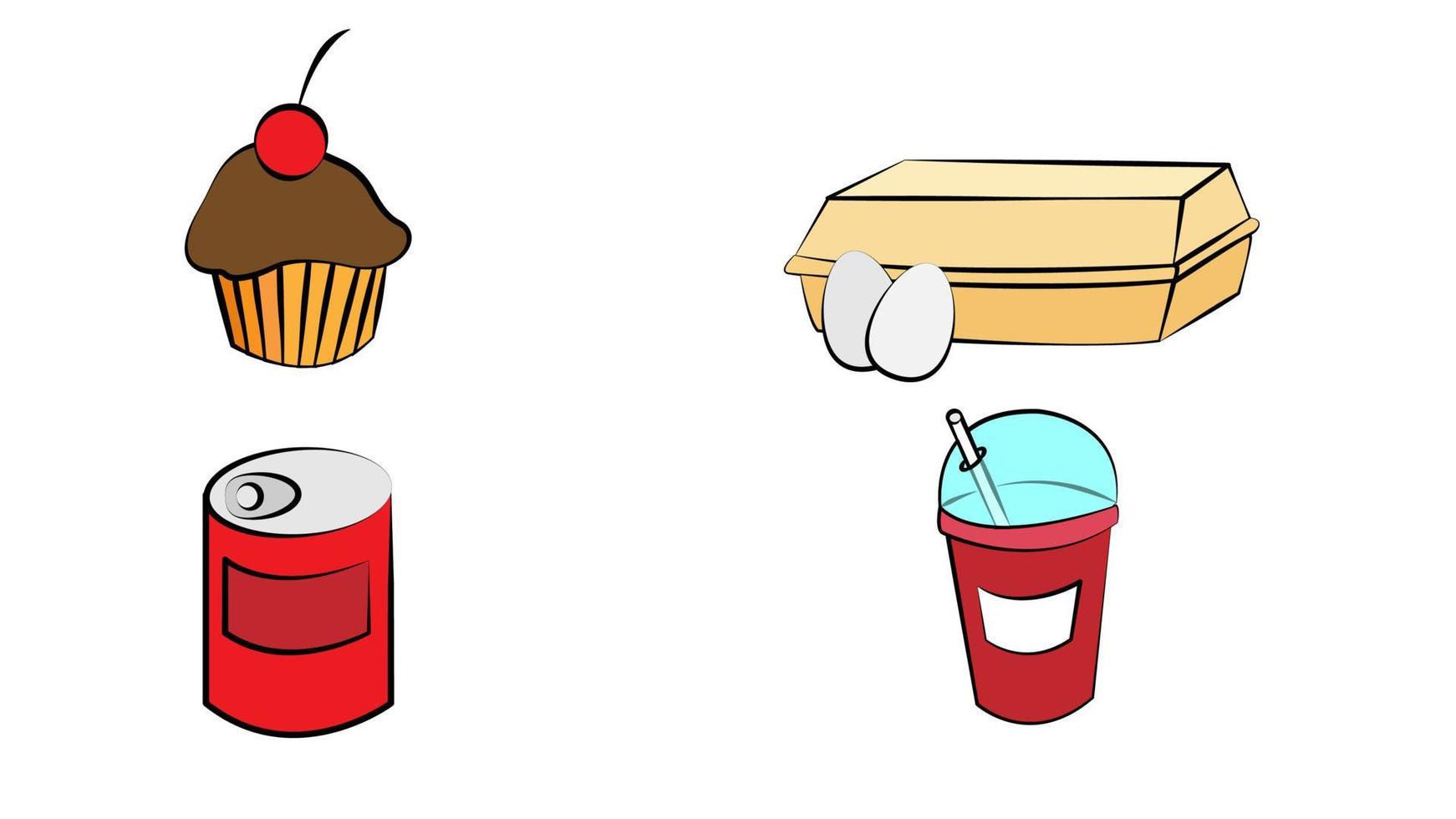 icônes de ligne de nourriture et de boissons. trait modifiable. pixel-parfait. pour mobile et web. contient des icônes telles que pain, vin, hamburger, lait, carotte, fruit, légume vecteur
