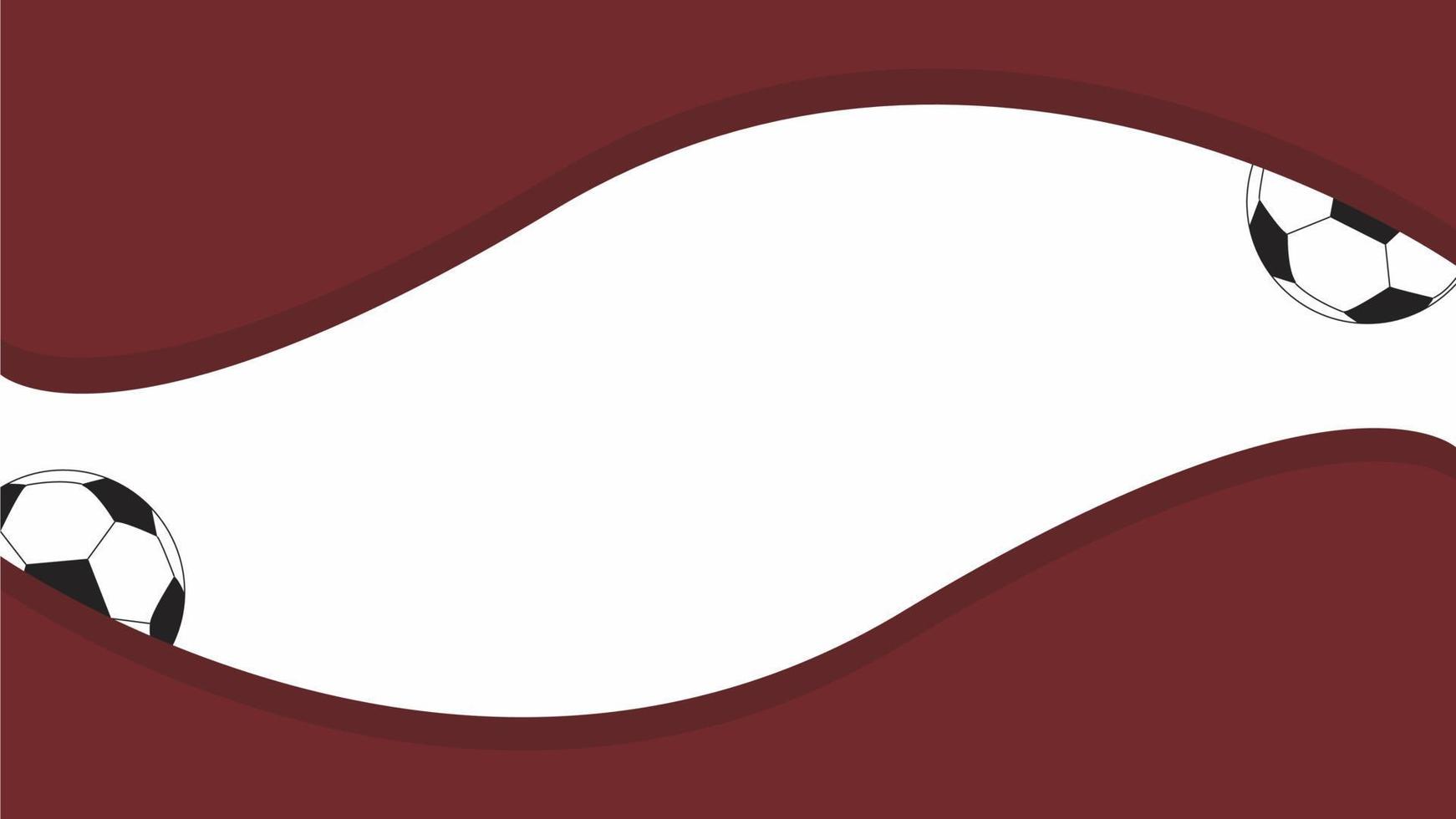 fond de football sur le thème de l'illustration vectorielle du drapeau qatar vecteur