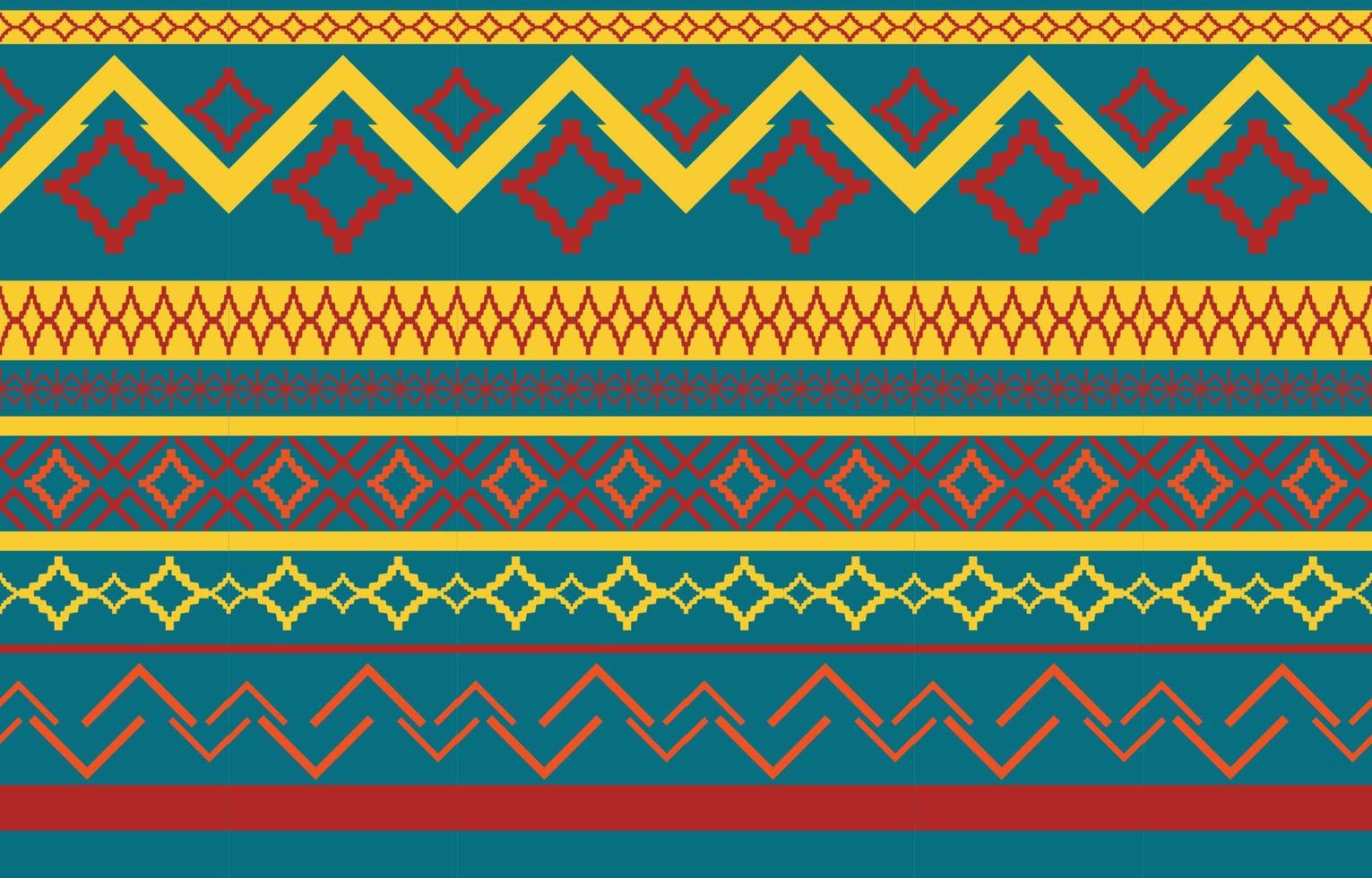 modèle sans couture de tissu amérindien navajo, arrière-plan traditionnel ethnique tribal géométrique, éléments de conception, conception de tapis, papier peint, vêtements, tapis, intérieur, illustration vectorielle de broderie. vecteur