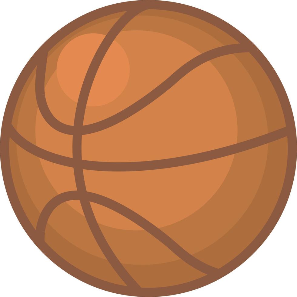 Ballon de basket , illustration, vecteur sur fond blanc