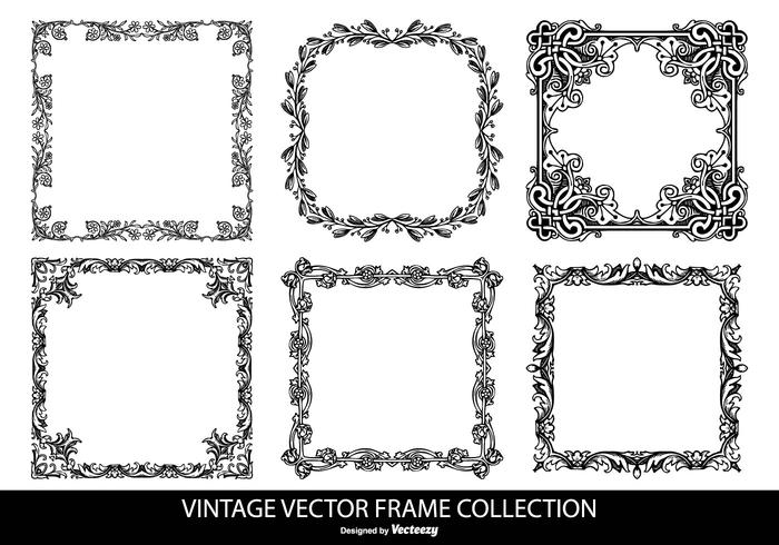 Vintage Frames Vector Collection