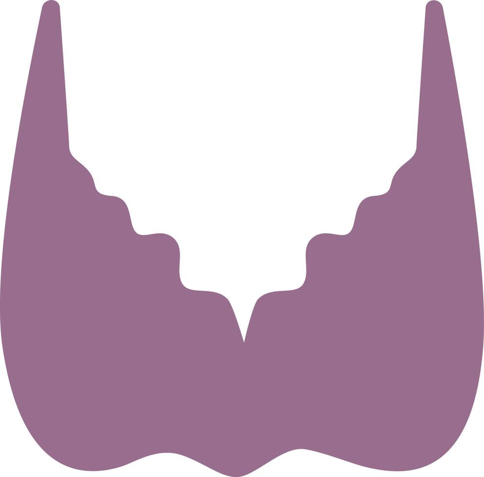bralette violette, illustration, vecteur, sur fond blanc. vecteur