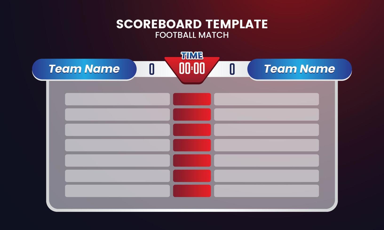 fond de diffusion du championnat de football vecteur