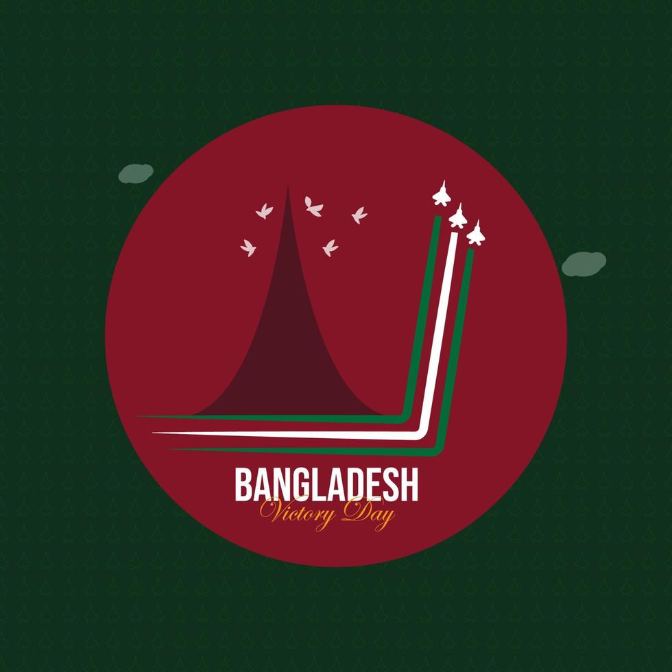 jour de la victoire du bangladesh vecteur