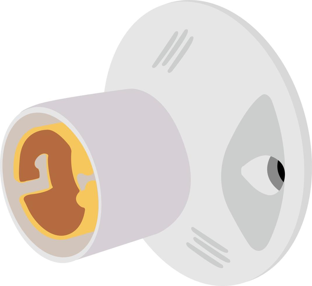 Porte-ampoule, illustration, vecteur sur fond blanc