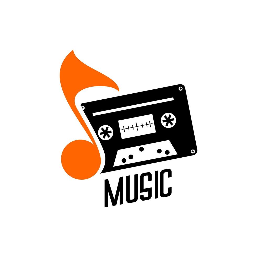logo du studio de musique vecteur