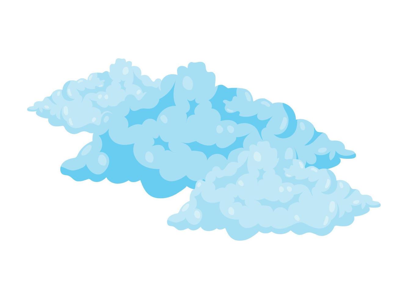 icône de ciel nuages vecteur