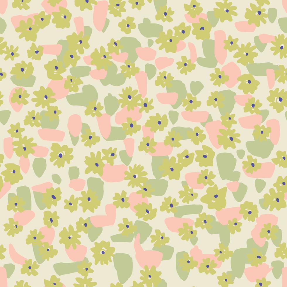 illustration vectorielle petite fleur ditsy motif de répétition sans couture vecteur