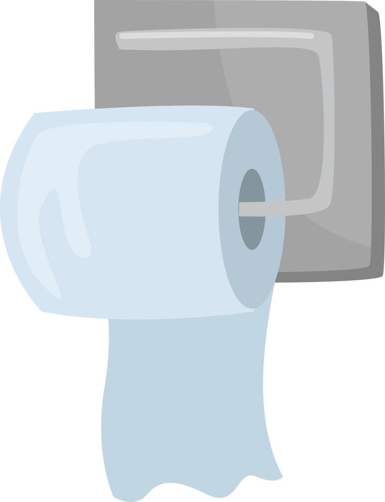 Porte-papier toilette , illustration, vecteur sur fond blanc
