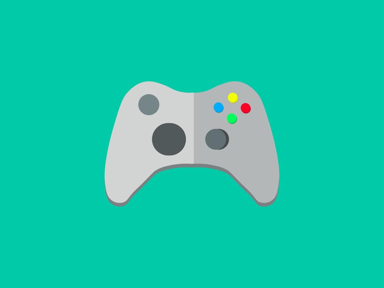 joystick, illustration, vecteur sur fond blanc.