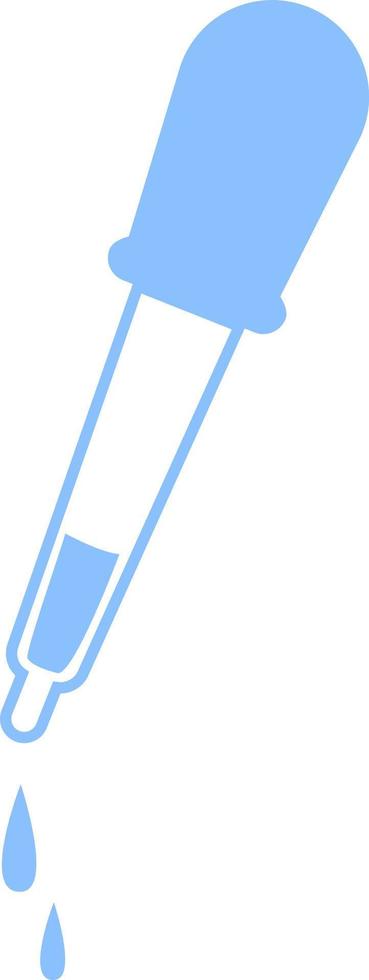 pipette chimique, illustration, vecteur sur fond blanc.