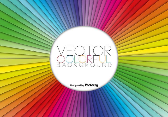 Vecteur de Rainbow Abstract Modèle Colorful