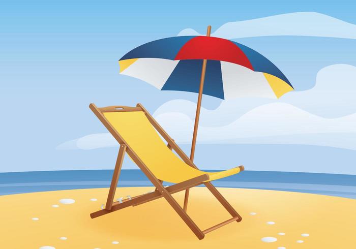 Deck Chair gratuit vecteur