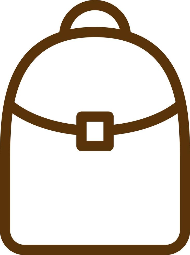 sac d'école à la mode, illustration, vecteur sur fond blanc.