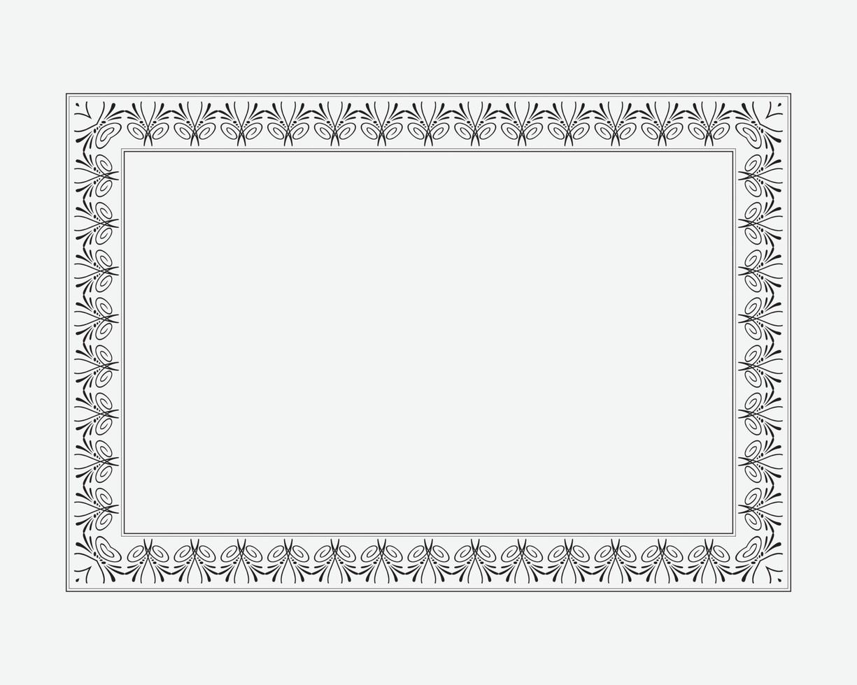 bordure de vecteur ou conception de cadre