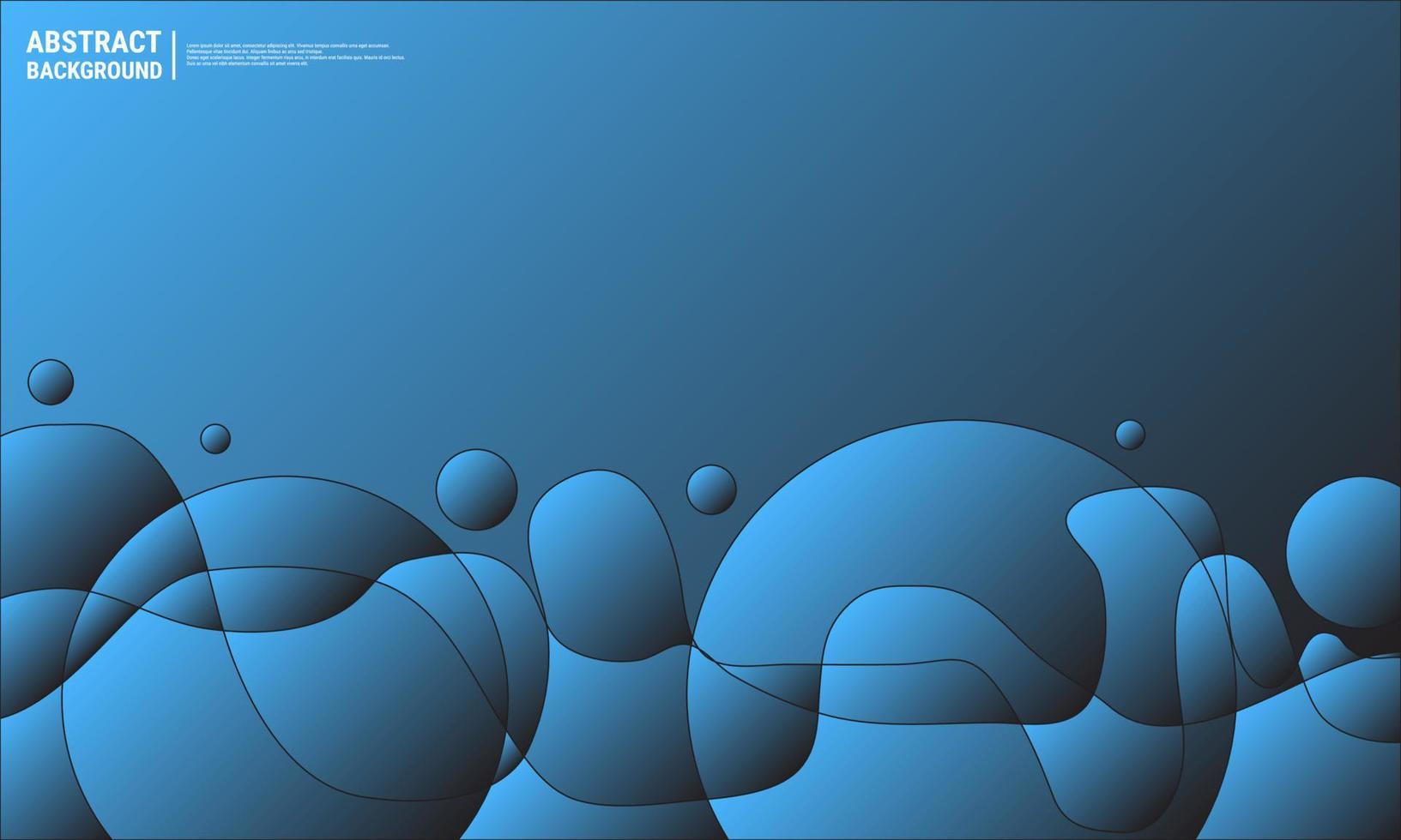 illustration d'arrière-plan dégradé de couleur bleue, arrière-plans abstraits, conception d'arrière-plan, arrière-plan bleu. vecteur eps10