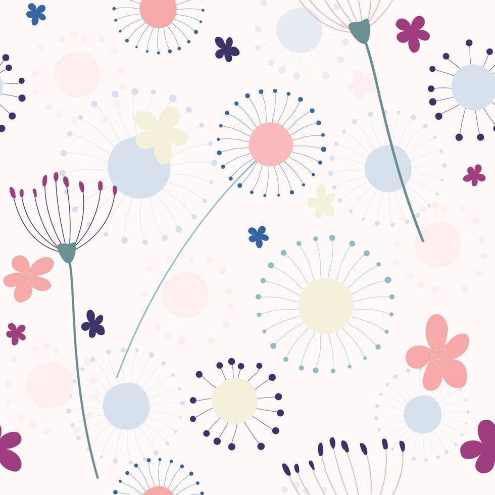 motif floral abstrait vecteur