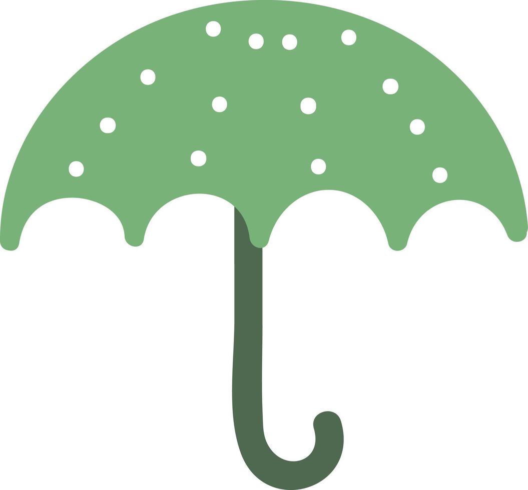 parapluie tropical, illustration, vecteur sur fond blanc.