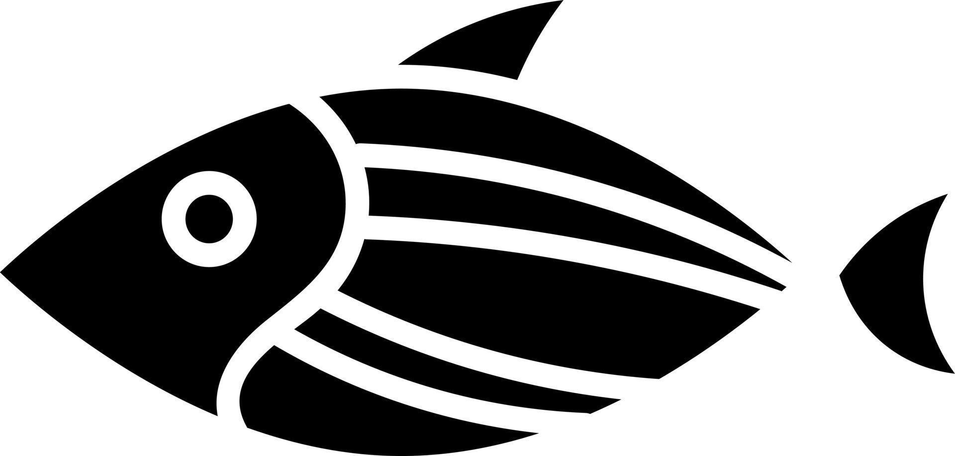 poisson de forme pointue, illustration, vecteur sur fond blanc.