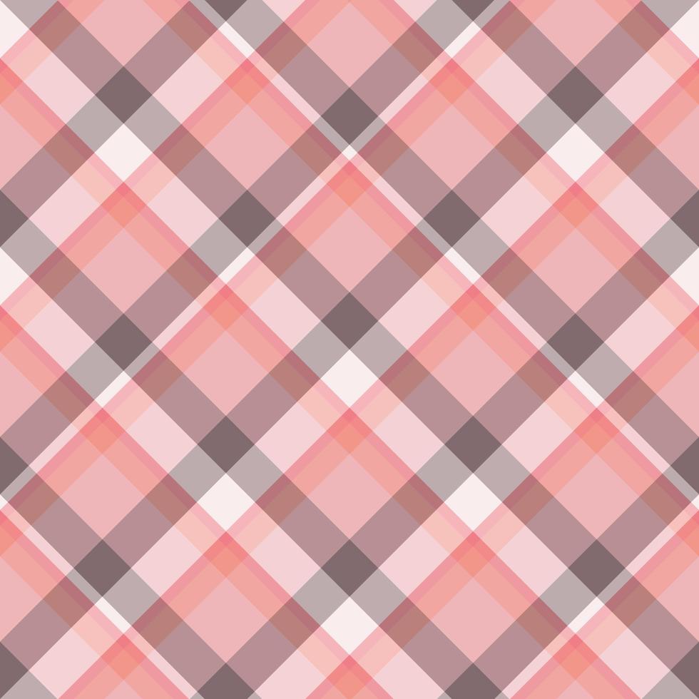 modèle sans couture dans des couleurs simples rose clair et gris pour plaid, tissu, textile, vêtements, nappe et autres choses. image vectorielle. 2 vecteur