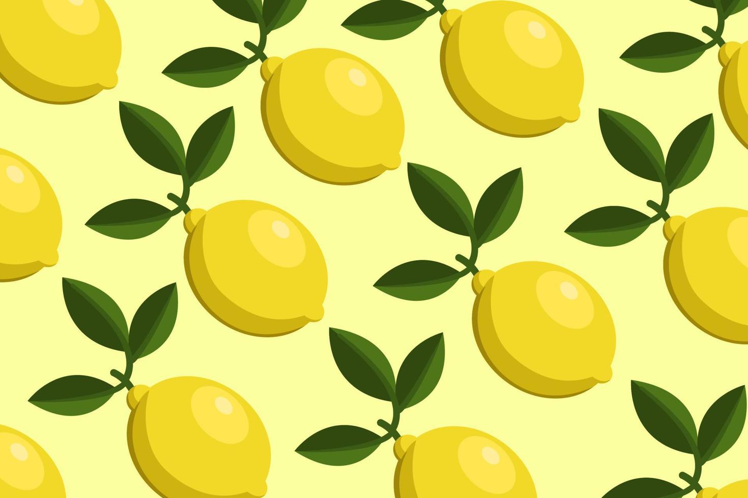citron vecteur motif arrière plan design fruits naturel