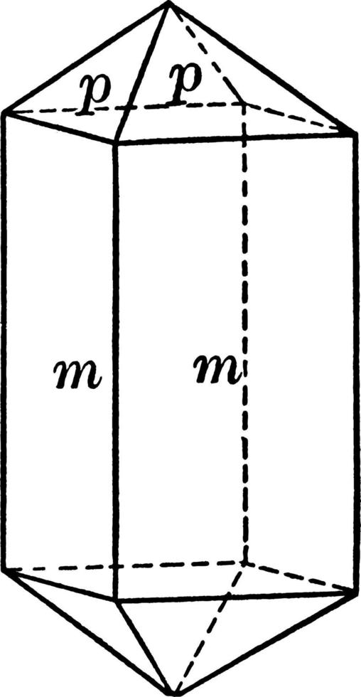 zircone, illustration vintage. vecteur