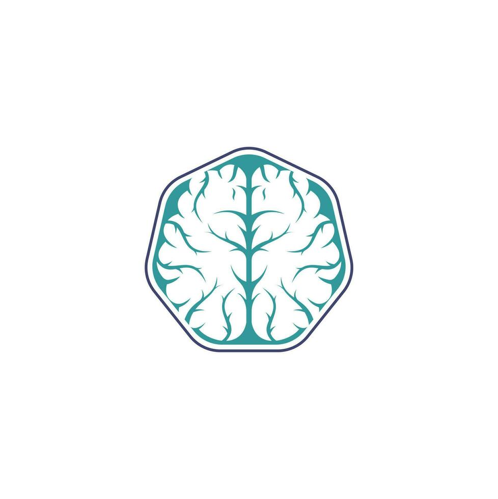 création de logo de cerveau créatif. remue-méninges puissance pensée cerveau logotype icône vecteur