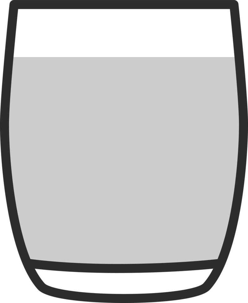 verre de jus, illustration, sur fond blanc. vecteur