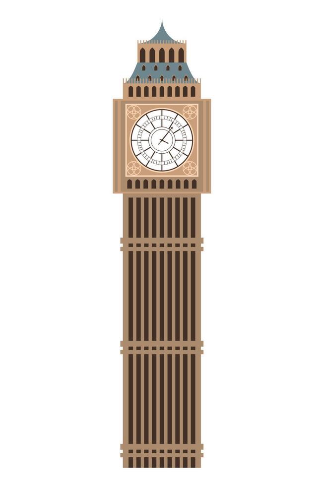 monument célèbre de big ben vecteur