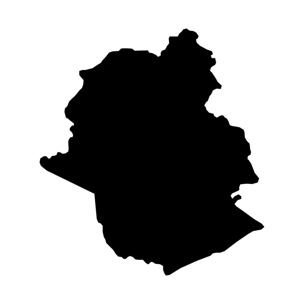 carte de la province de bruxelles, provinces de belgique. illustration vectorielle. vecteur